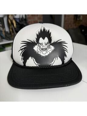 Death Note Ryuk Trucker Hat Ripple Junction Viz Media Anime Snapback Goth Alt